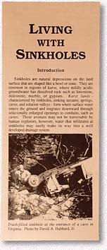 《与天坑共存》宣传册图片