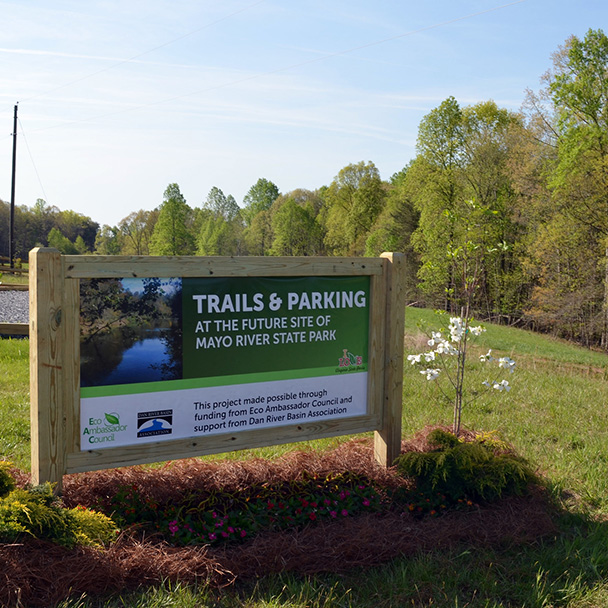 梅奥河的步道标志