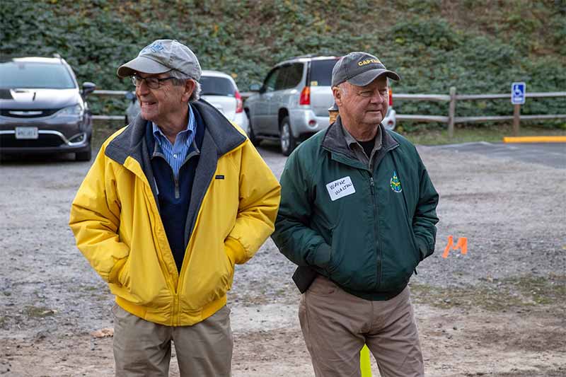 理查德·泰勒和韦恩·沃尔顿。照片由丹尼尔·琼斯 (Daniel Jones) 拍摄。