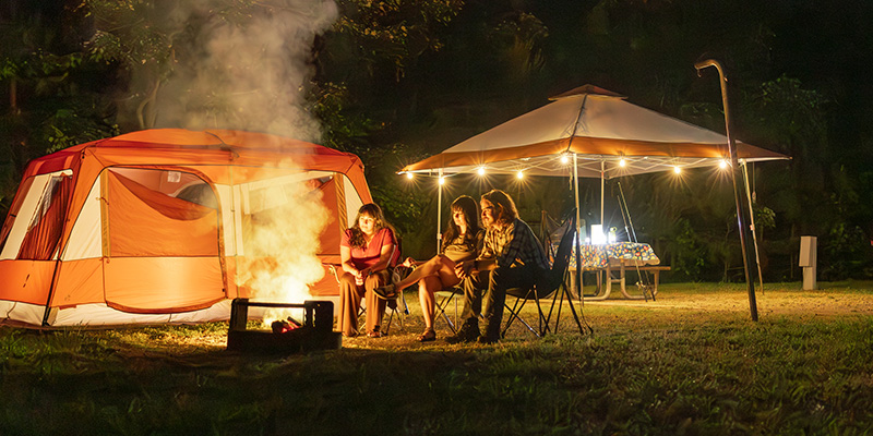 在波卡洪塔斯州立公园露营