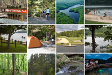 霍利迪湖州立公园的闪烁照片