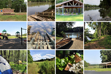 波瓦坦州立公园的闪烁照片