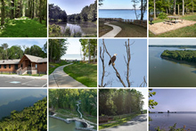 威德沃特州立公园的闪烁照片