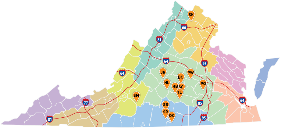 沿海徒步公园地图