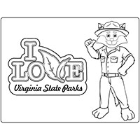 Ranger Parker 着色页