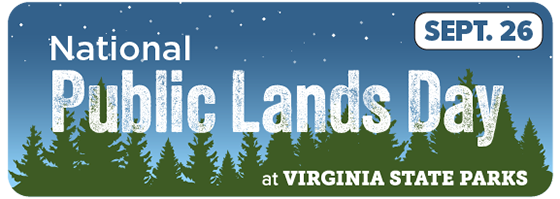 在弗吉尼亚州立公园庆祝公共土地日